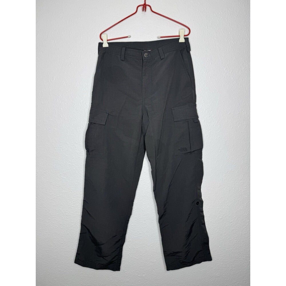Eddie Bauer First Ascent Cargo Pant 16 Tall Gray Hiking Quick Dry Stretch Travel